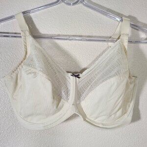 Lilyette by Bali Enchantment Lace Minimizer Bra Cream 34G